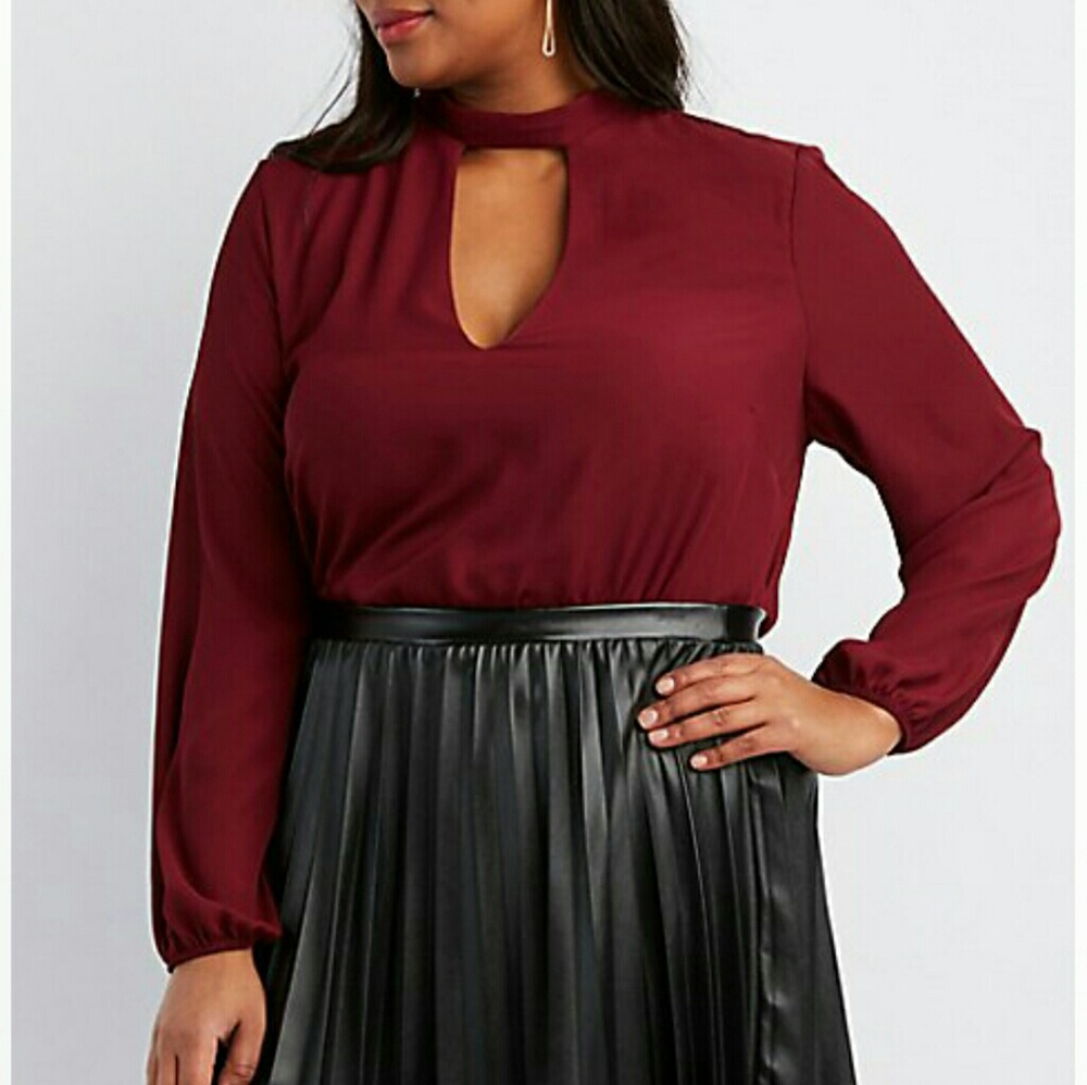 MOCK NECK TOP